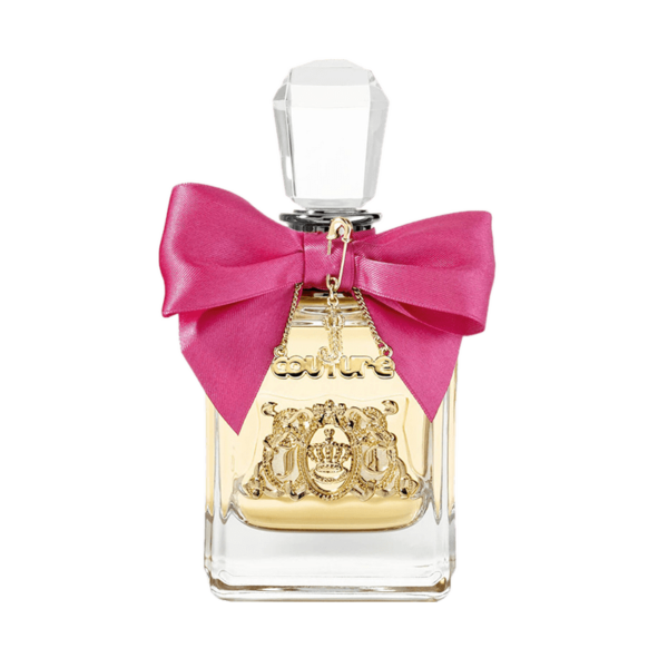 VIva La Juicy by Juicy Couture has a pink bow on the bottle is a fragrance for women